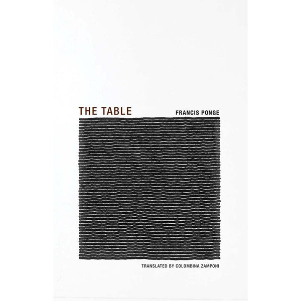 The Table - Francis Ponge