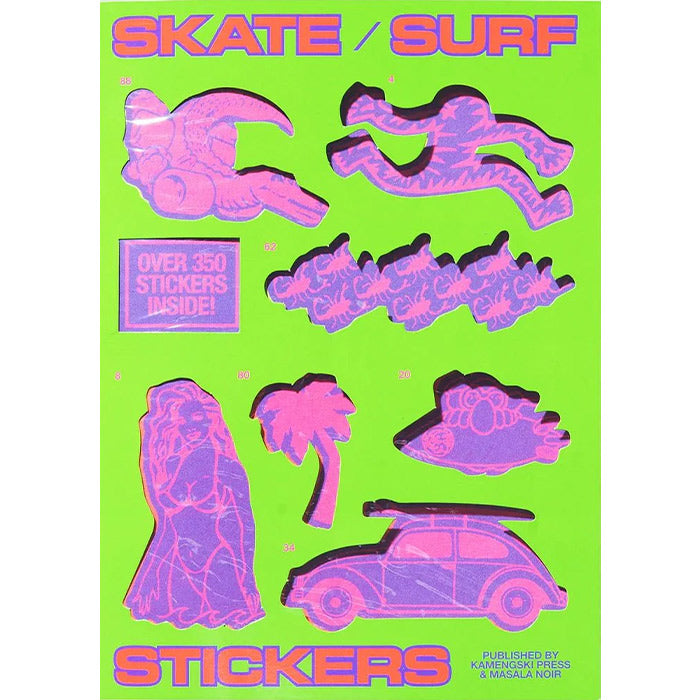 david jones surf skate snowboard drawing Surf & Skate Stickers