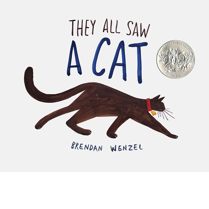 They All Saw A Cat - Brendan Wenzel – 50 Watts Books