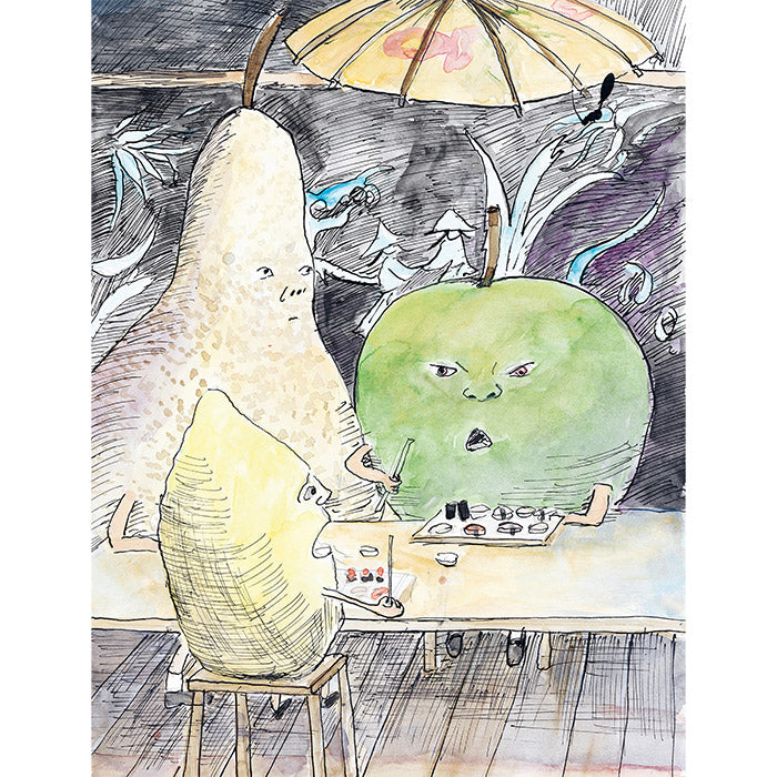 Some Watercolors by Amelie von Wulffen - published by Nieves