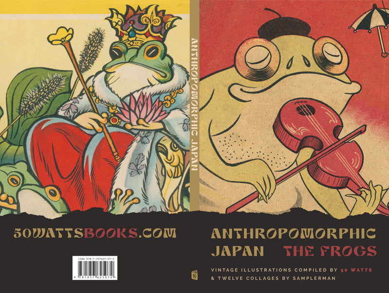 Anthropomorphic Japan - The Frogs - vintage illustrations - 50 Watts