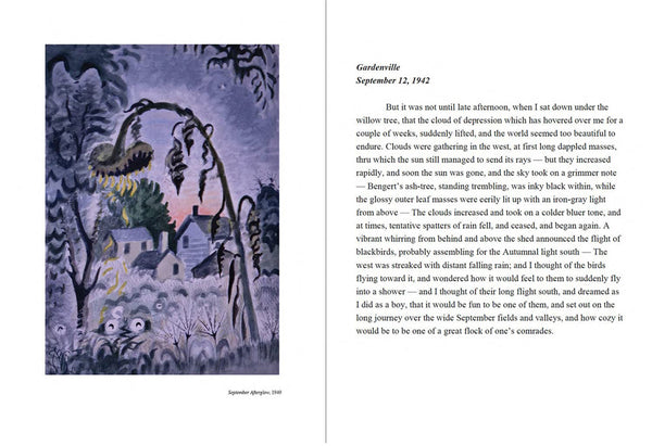 The Sphinx and the Milky Way (light wear) - Charles Burchfield journals