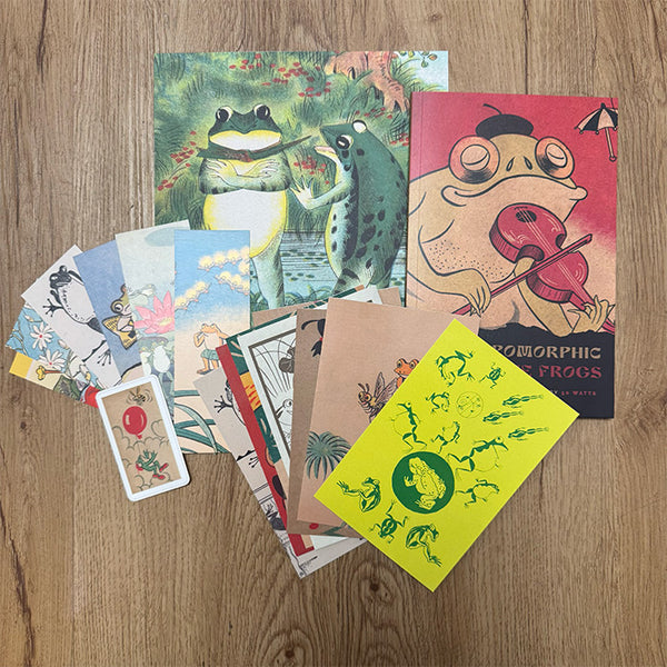 舞台FROGS パンフレットセット Frog Ephemera Gift Pack (book, print, postcards, bookmarks