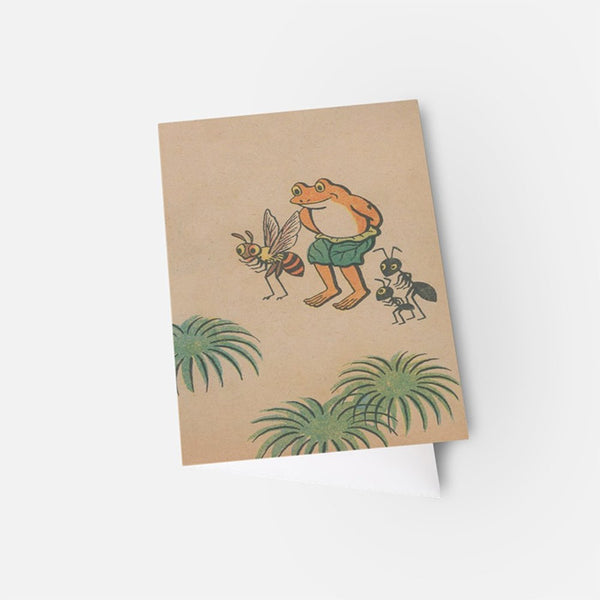 50 Watts Greeting Card set - Frogs