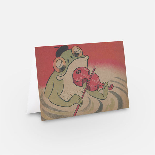 50 Watts Greeting Card set - Frogs Set 2