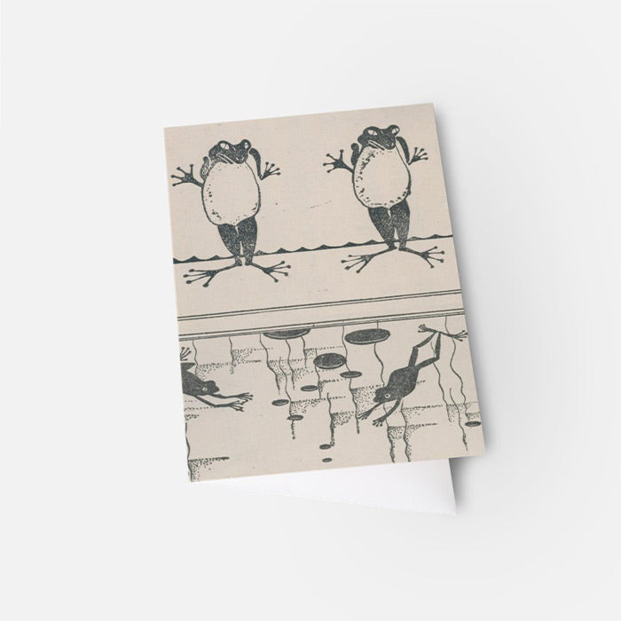 50 Watts Greeting Card set - Frogs Set 2