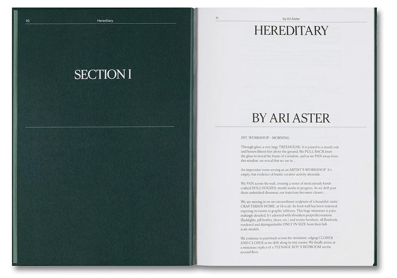 Ari Book Hereditary Screenplay Book - Ari Aster - A24 – 50 Watts Books