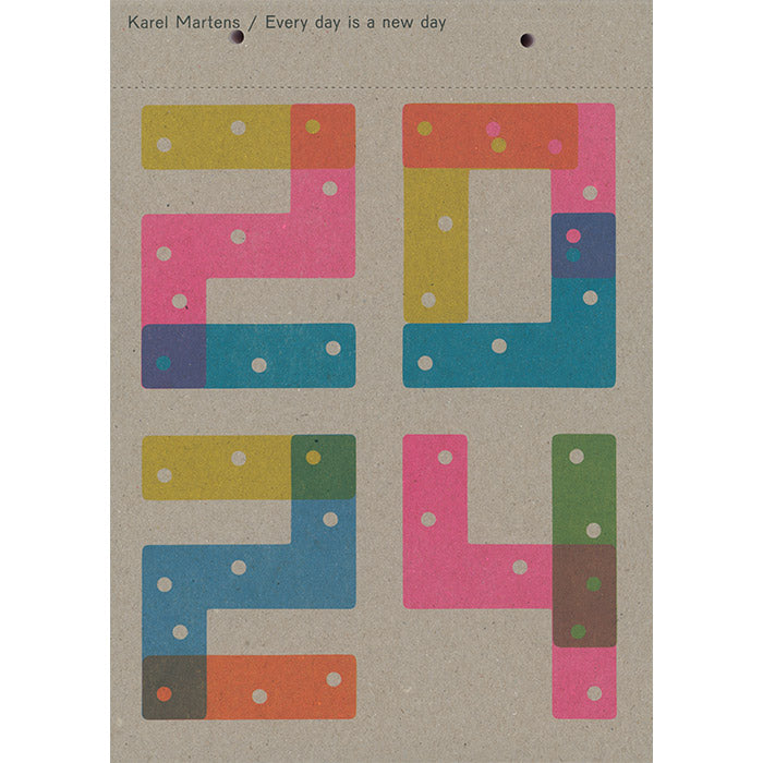 Karel Martens Calendar 2024 50 Watts Books