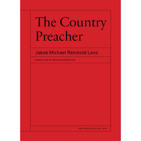 The Country Preacher - Jakob Michael Reinhold Lenz