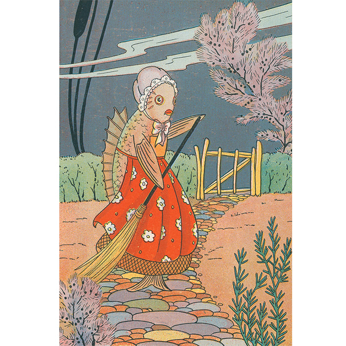 Minnie the Little Fish - 50 Watts Greeting Card – 50 Watts Books