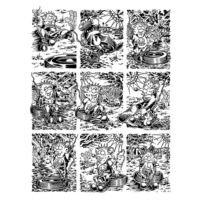 Desert Rats 2 comic by Nick Bunch | Reptile House Comix – 50 Watts Books