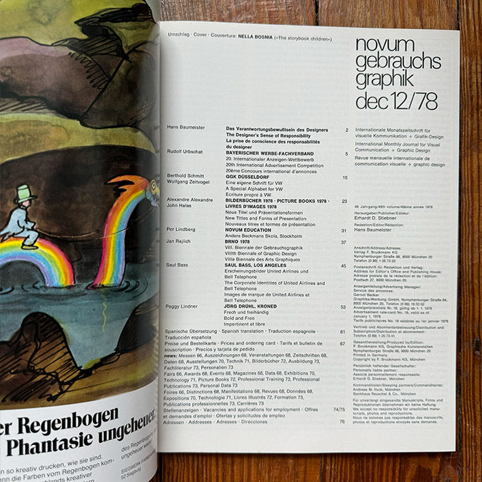 Novum Gebrauchsgraphik - vintage December 1978