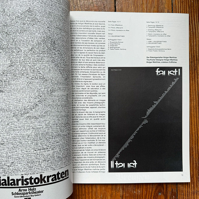 Novum Gebrauchsgraphik - vintage December 1981