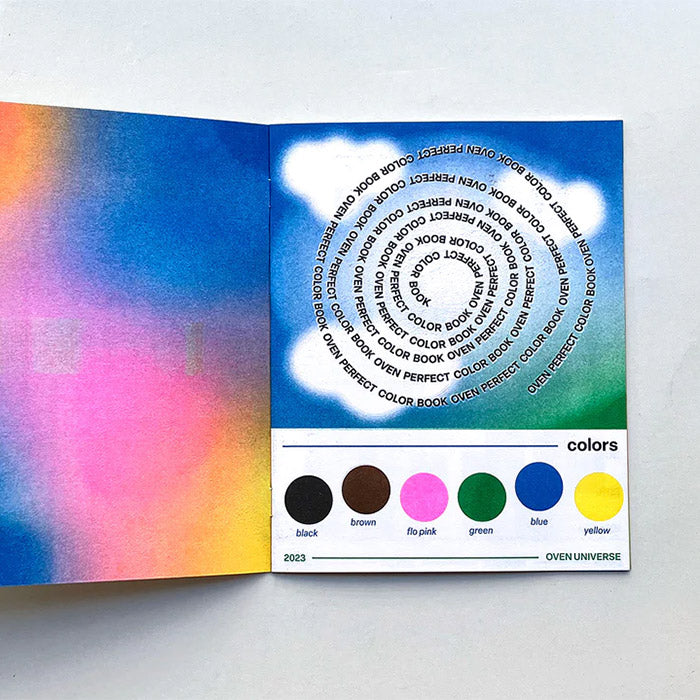 Oven Universe Perfect Color Book (risograph zine)