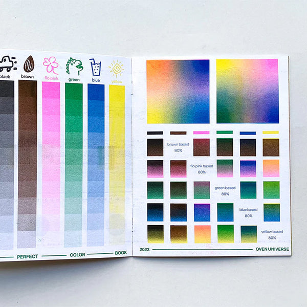 Oven Perfect Color Book (risograph zine)