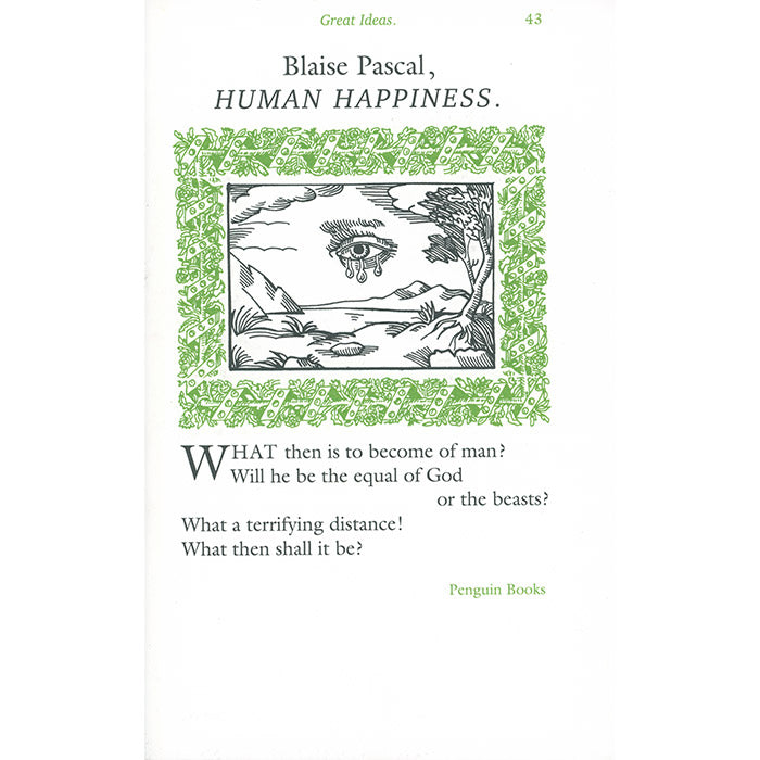 Human Happiness - Blaise Pascal