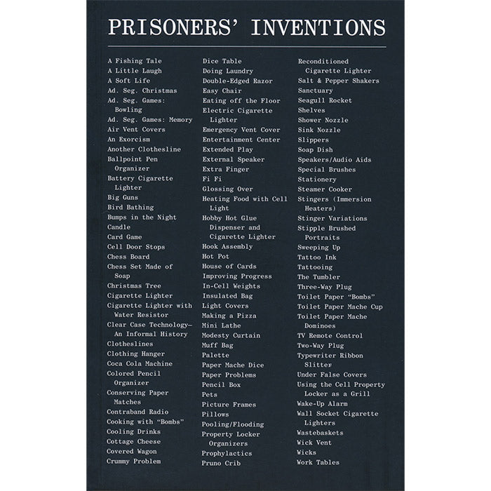 Prisoners' Inventions - Angelo