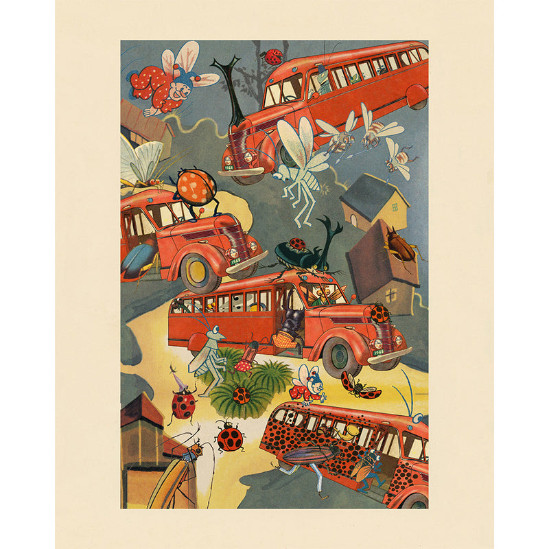 Print - Samplerman Bug Bus – 50 Watts Books