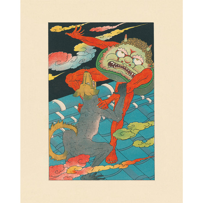 Print - Illustration for Japanese Old Folk Tale 1