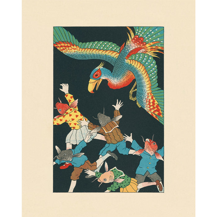 Print - Illustration for Japanese Old Folk Tale 3