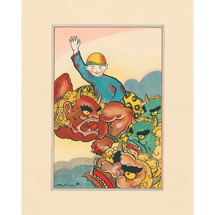 Print - Illustration for Japanese Old Folk Tale 4