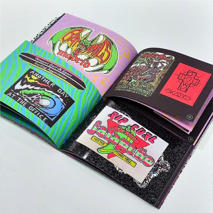 david jones surf skate snowboard drawing Surf & Skate Stickers