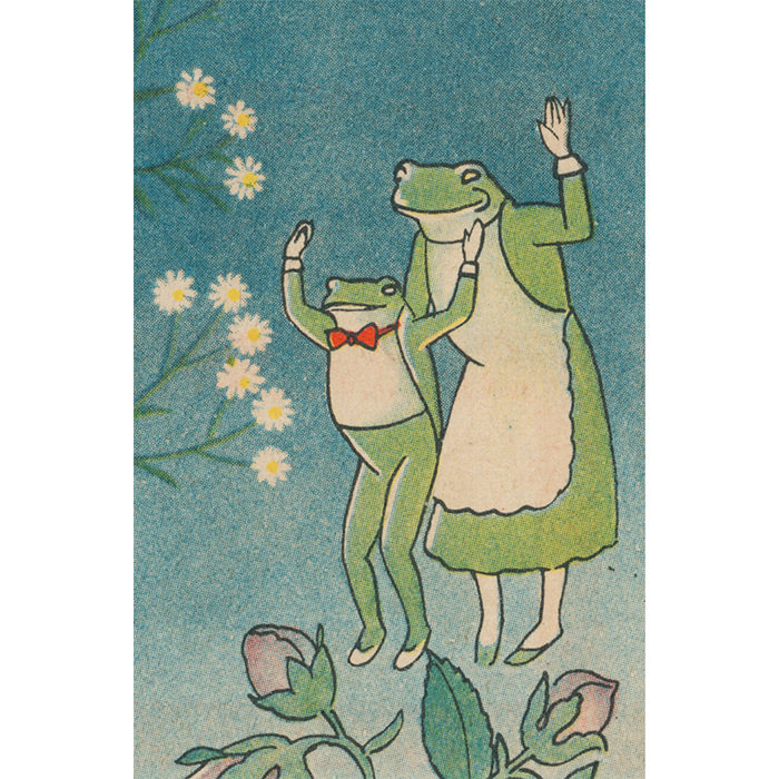 Frogs Wave Goodbye - 50 Watts Greeting Card – 50 Watts Books