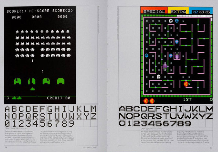 Arcade Game Typography - The Art of Pixel Type - Toshi
