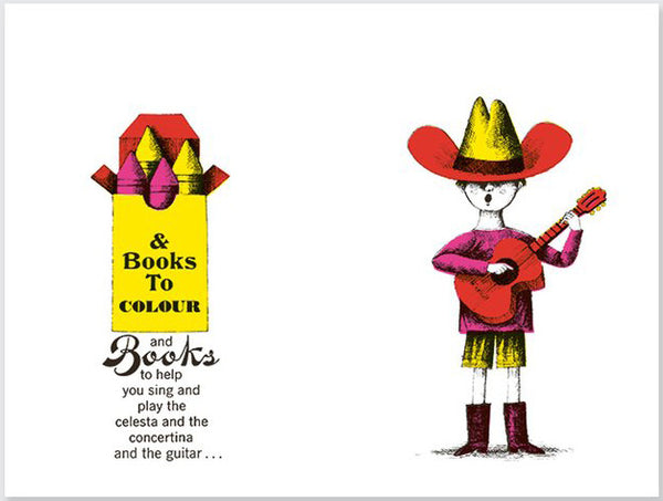 Books! by Murray McCain and John Alcorn / ISBN 9781623260200 / A 42-page hardcover reprint of a 1960s classic, published by AMMO Books children's book reading