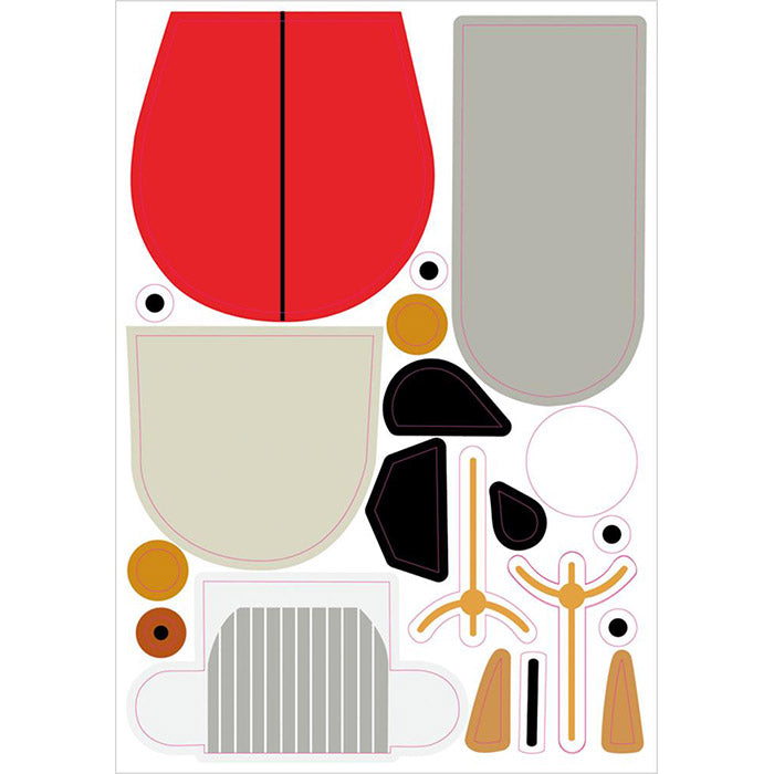 Charley Harper’s Sticky Critters: An Animal Sticker Kit