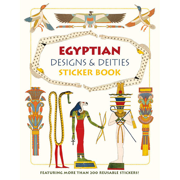 Egyptian Designs and Deities Sticker Book