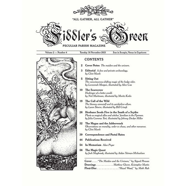 Fiddler's Green - Peculiar Parish Magazine - Idyl Hearts