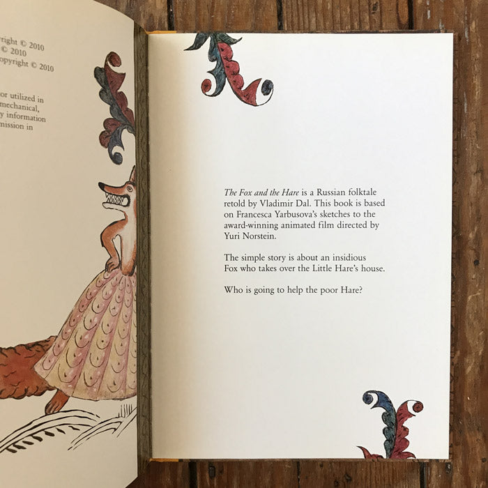 The Fox and the Hare - Yuri Norstein – 50 Watts Books