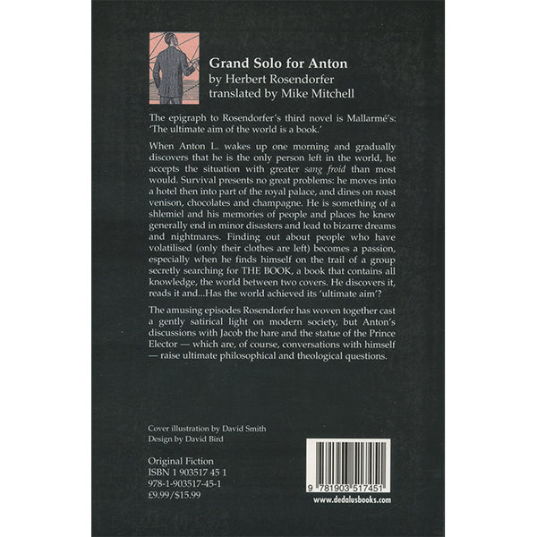 Grand Solo for Anton Herbert Rosendorfer  novel  Dedalus Books 