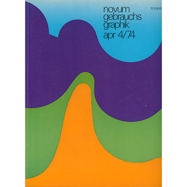 Novum Gebrauchsgraphik - vintage April 1974