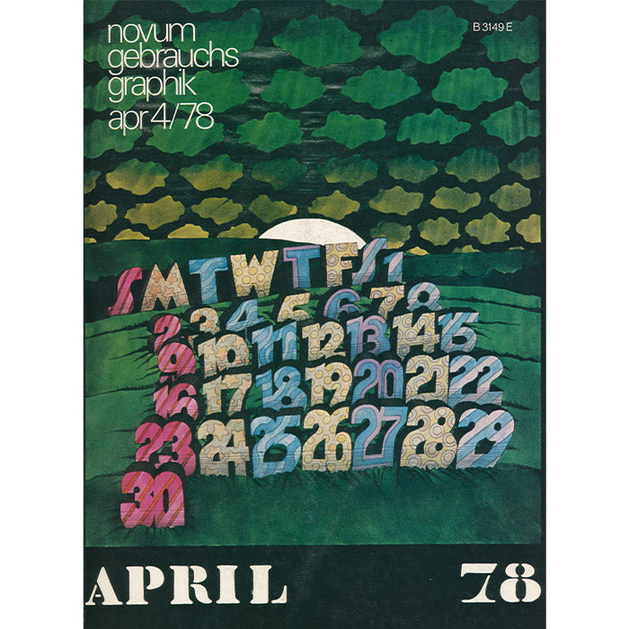 Novum Gebrauchsgraphik - vintage April 1978