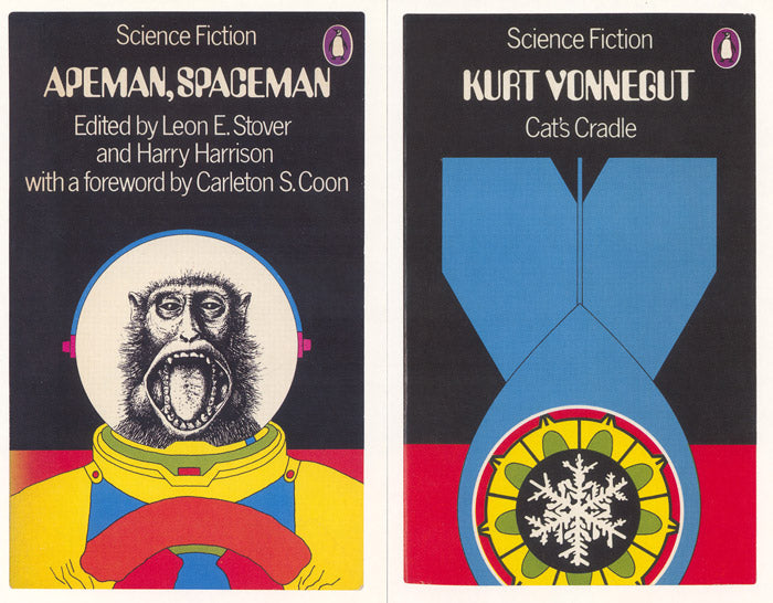 Penguin Science Fiction Postcards | 100 vintage book cover designs 