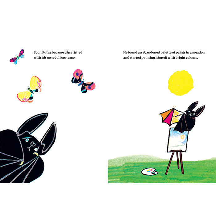 Rufus: The Bat Who Loved Colors by Tomi Ungerer / ISBN 9780714870496 children's illustrated picture book