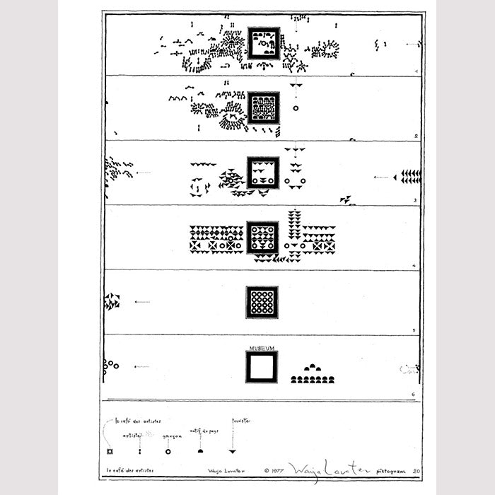 Pictograms | artist book by Warja Lavater | Nieves and 50 Watts Books