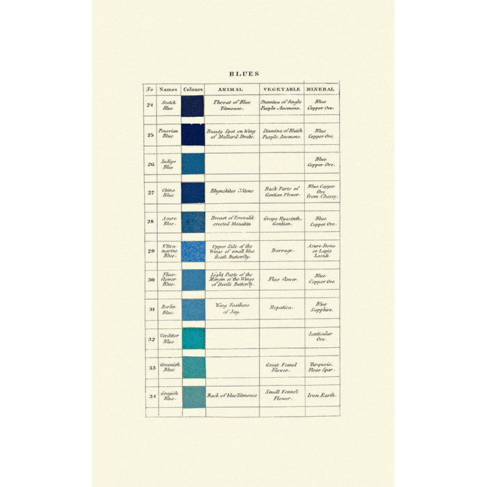 Werner's Nomenclature of Colours – 50 Watts Books
